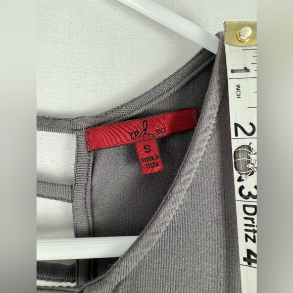 Red by Bke Rhinestone Ladder Tank Top Dark Gray Women’s Size Small - Picture 3 of 4